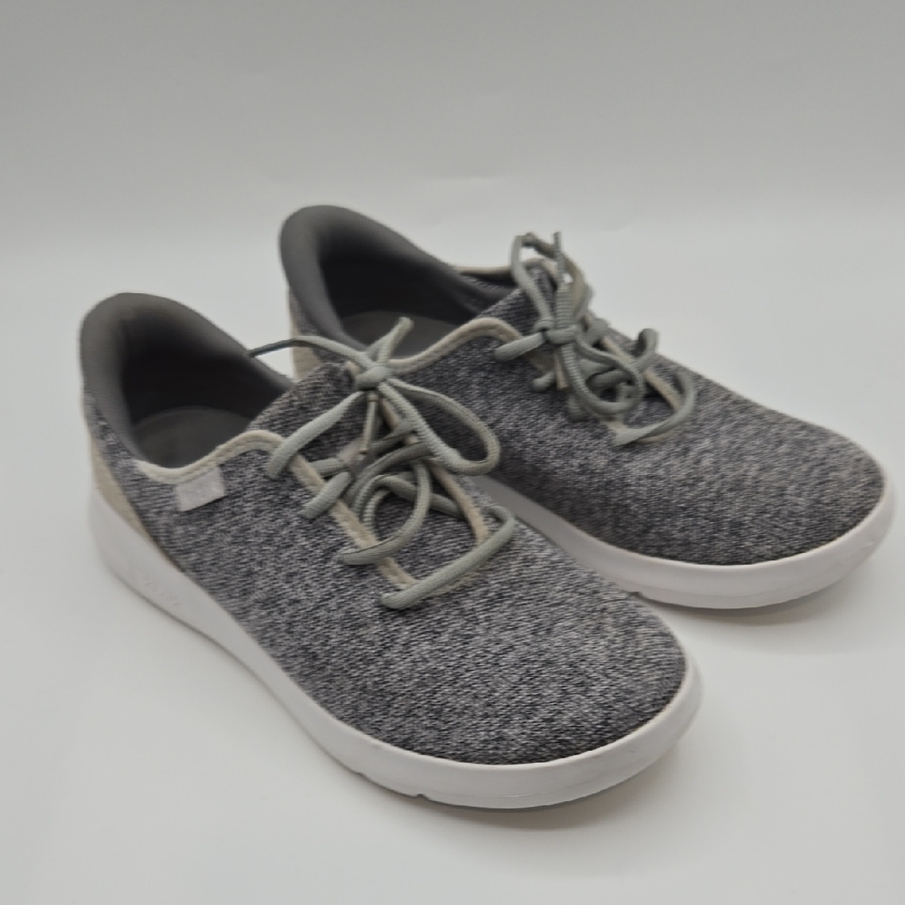 Kizik | Unisex Madrid Eco Knit Comfort Sneakers Heathered Grey Size M 7.5/W9
